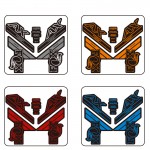 Mountain Bicycle Fork Decal Stickers for FOX-AX